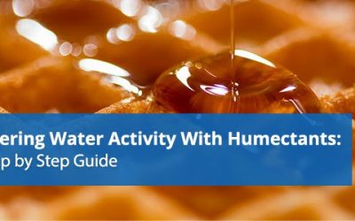 Actividad de agua y Humectantes
